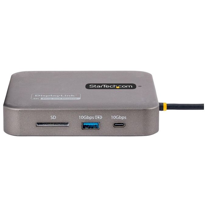 StarTech 102B-USBC-MULTIPORT Docking Station USB-C Dual HDMI 4K 60Hz 2 Porte USB 10Gbps PD 100W GbE SD colore Grigio