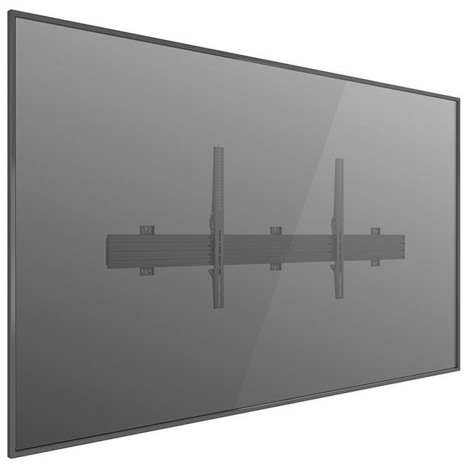Multibrackets 3298 Supporto per Display Espositivi Fino a 110 Pollici Inclinabile VESA 1600x600 Acciaio Nero