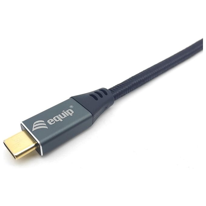 Equip Cavo e Adattatore Video 1mt Usb Tipo-c DisplayPort Grigio