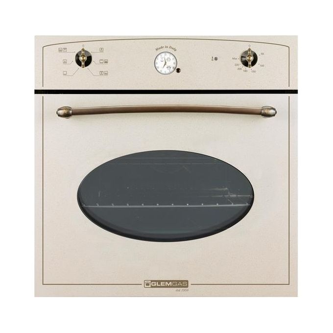 Glem Gas GFT64SA-S3 Forno da incasso multifunzione elettrico ventilato 64 L Classe A con grill e funzione scongelamento (59.7x59x54.3 cm) colore Sabbia