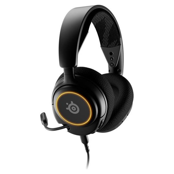 Steelseries 61631 Arctis Nova 3 Auricolare Cablato USB Tipo C Microfono Cancellazione Rumore Colore Nero