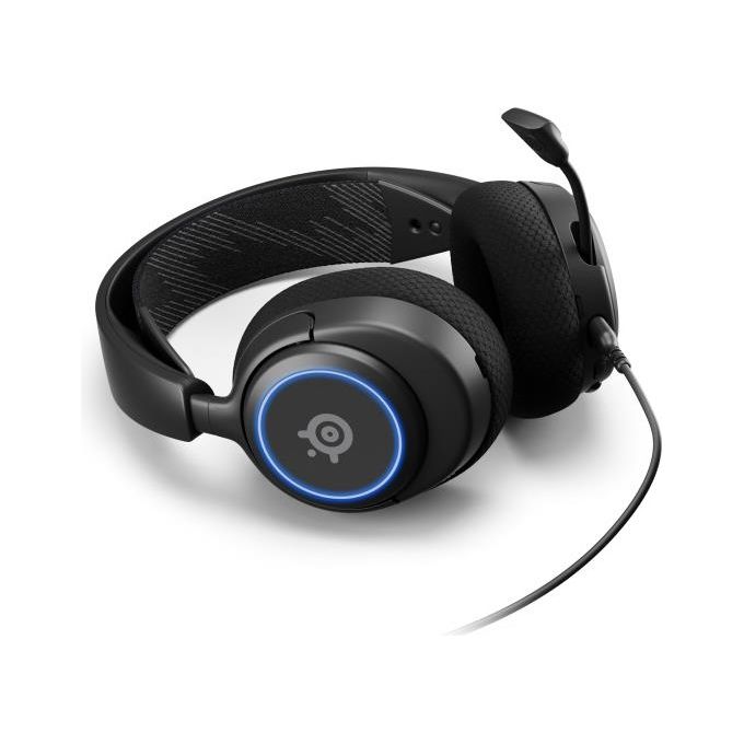 Steelseries 61631 Arctis Nova 3 Auricolare Cablato USB Tipo C Microfono Cancellazione Rumore Colore Nero