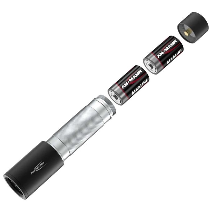 Ansmann Torcia Elettrica Led Daily Use 300B con 2xBaby C