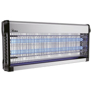 Ardes AR6S40C ZAK 40W Zanzariera Elettrica a Scarica 2 Lampade 20W Copertura 100 m² colore Nero Argento