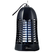 Ardes ARZANSC01 Zanzariera a Scarica con Lampada UVA 9W Raggio d'Azione 20mt Nero