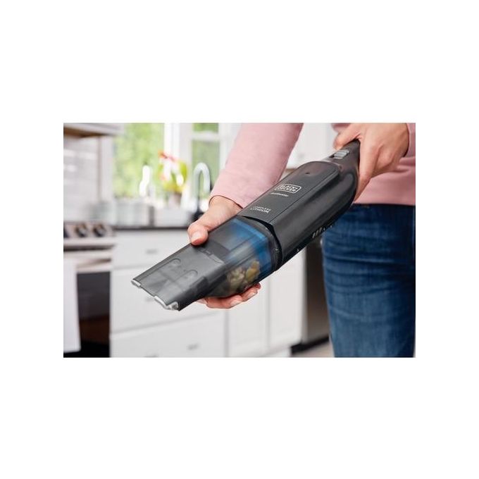 Black and Decker HLVC320B11-QW Aspirabriciole a Mano Senza Fili Batteria 12V 31AW 14 min autonomia colore Titanio