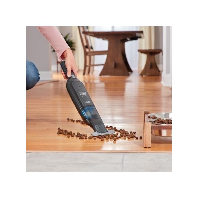 Black and Decker HLVC320B11-QW Aspirabriciole a Mano Senza Fili Batteria 12V 31AW 14 min autonomia colore Titanio