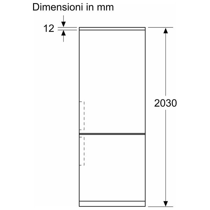 Bosch KGN497WDF Serie 4 Frigorifero Combinato 440 L 203 cm Classe D 35 dB Total No Frost Perfect Fit colore Bianco