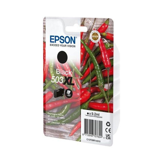 Epson C13T09R14010 Serie Peperoncini Cartuccia d'Inchiostro Originale Alta Capacita' Nero colore Nero