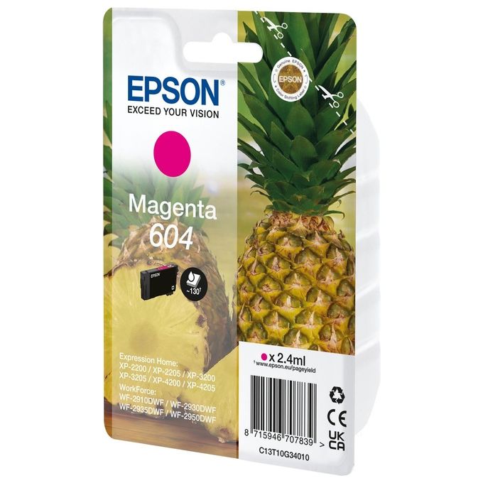 Epson Cartuccia d'Inchiostro Magenta 604