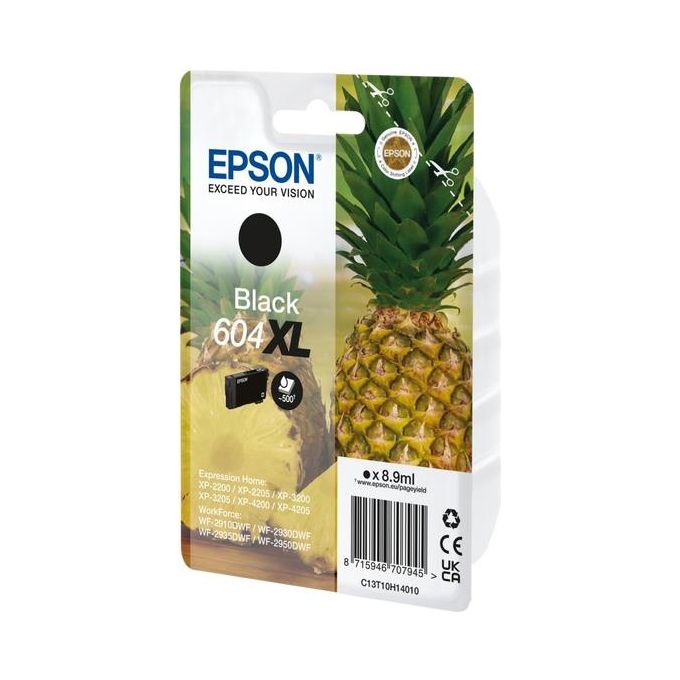 Epson C13T10H14010 Serie Ananas Cartuccia Inkjet Resa Elevata 500 pagine 8.9 ml colore Nero