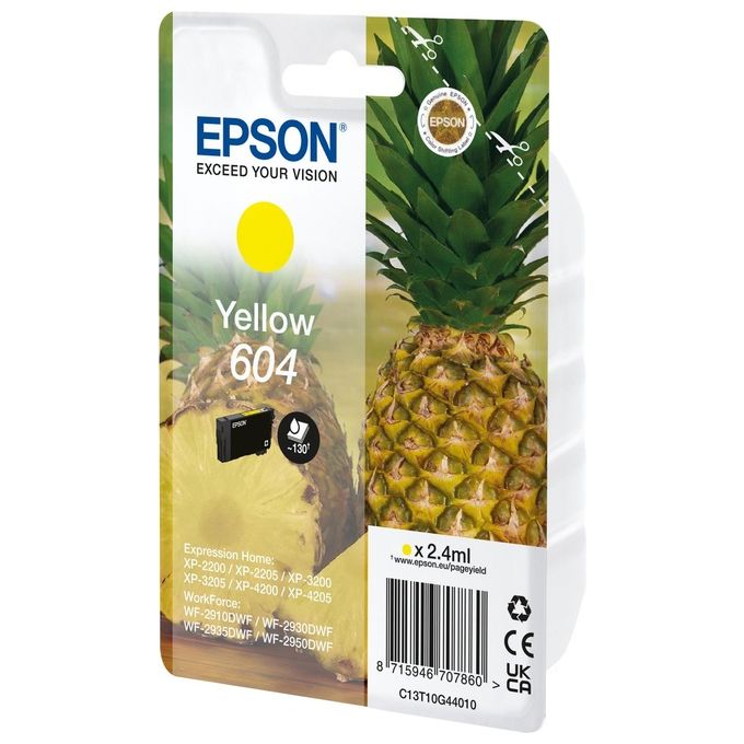 Epson Cartuccia d'Inchiostro Giallo 604