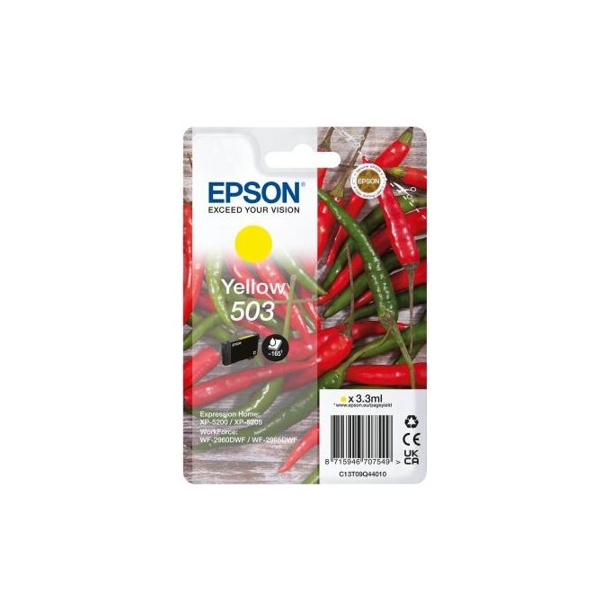 Epson Cartuccia d'Inchiostro Originale Resa Standard Peperoncino Giallo 503