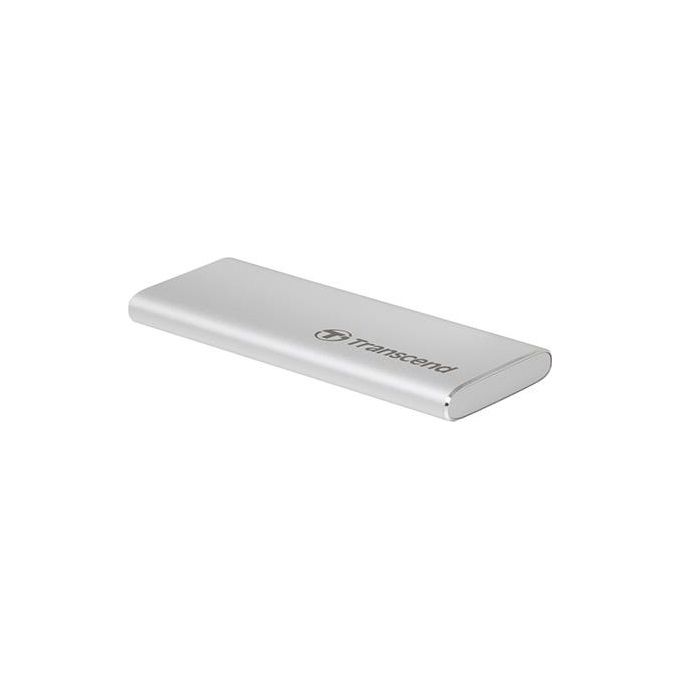 Transcend TS120GESD240C ESD240C SSD Esterno Portatile 120 GB USB 3.1 Gen 2 Type C colore Argento