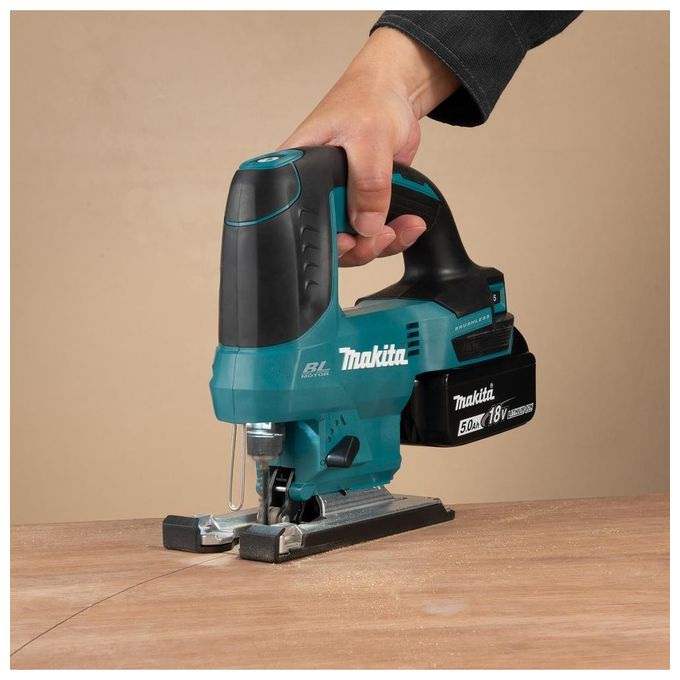 Makita DJV184Z Seghetto Alternativo a Pendolo Brushless 18V 3000 spm Cambio Lama Senza Utensili colore Nero Blu