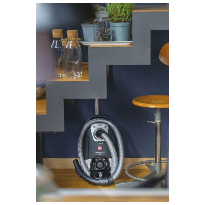 Hoover HE320PET 011 H-ENERGY 300 Aspirapolvere a Traino con Sacco 3.5 L 850 W 72 dB colore Nero