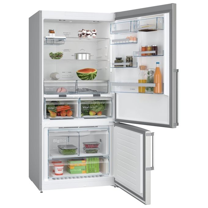 Bosch KGN86AIDR Serie 6 Frigorifero Combinato 631 L 186 cm Classe D 39 dB No Frost (186x86x81 cm) colore Acciaio Inox Antimpronta