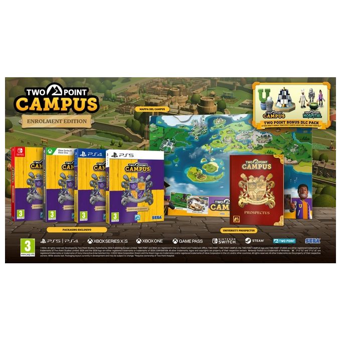 Sega Videogioco Two Point Campus Enrolment Edition per Xbox