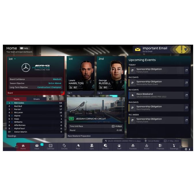 Fireshine Games Videogioco F1 Manager 2022 per PlayStation 4