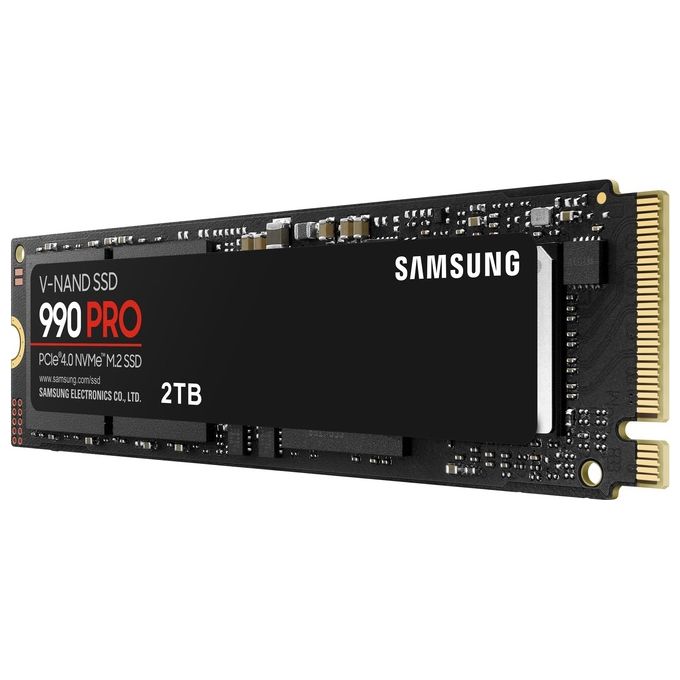 Samsung MZ-V9P2T0BW 990 PRO SSD Interno M.2 2TB PCIe 4.0 x4 NVMe Lettura 7450 MB-s Scrittura 6900 MB-s Compatibile PS5