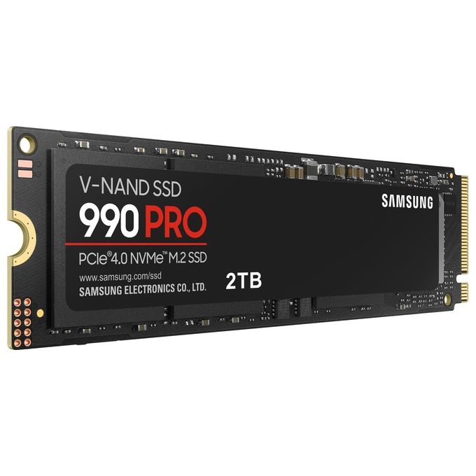 Samsung MZ-V9P2T0BW 990 PRO SSD Interno M.2 2TB PCIe 4.0 x4 NVMe Lettura 7450 MB-s Scrittura 6900 MB-s Compatibile PS5