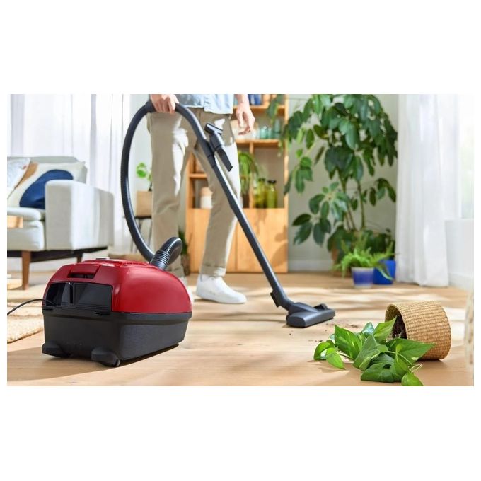 Bosch BGD38RD1H Serie 4 Aspirapolvere con sacchetto Microfiltrazione 4 L 600 W 79 dB colore Rosso