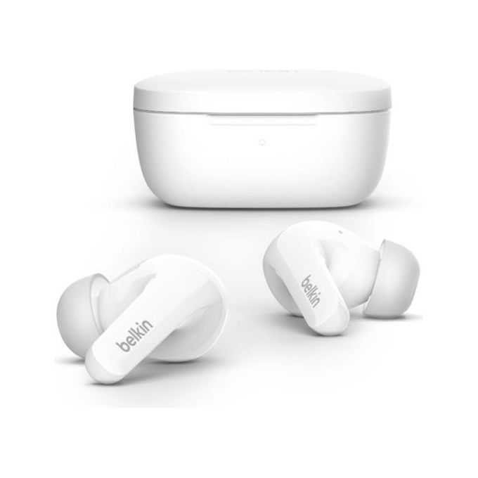 Belkin AUC006BTWH SOUNDFORM Flow Auricolari In-Ear True Wireless ANC Bluetooth 5.2 IPX5 7h autonomia colore Bianco