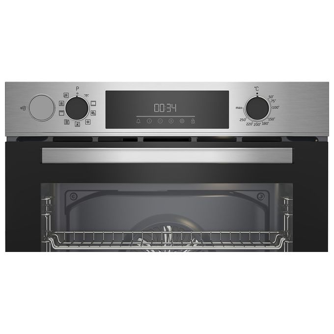 Beko BBIS12300XDE Beyond Forno da incasso Elettrico Multifunzione 72 L Classe A+ SteamAssist 9 Funzioni (59.5x59.4x56.7 cm) colore Acciaio Inox