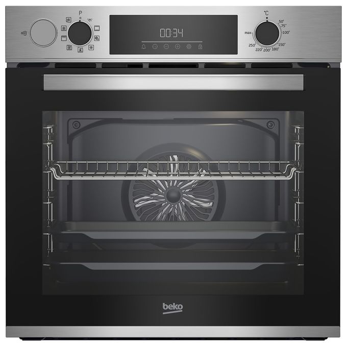 Beko BBIS12300XDE Beyond Forno da incasso Elettrico Multifunzione 72 L Classe A+ SteamAssist 9 Funzioni (59.5x59.4x56.7 cm) colore Acciaio Inox