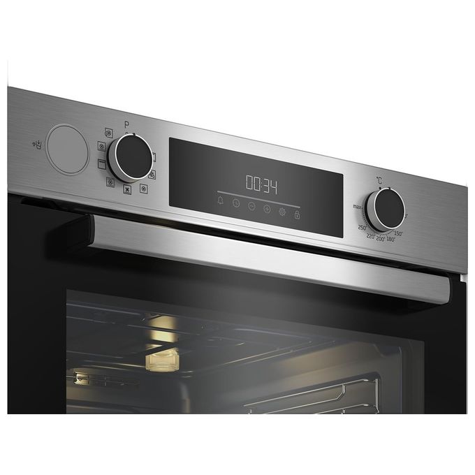 Beko BBIS12300XDE Beyond Forno da incasso Elettrico Multifunzione 72 L Classe A+ SteamAssist 9 Funzioni (59.5x59.4x56.7 cm) colore Acciaio Inox