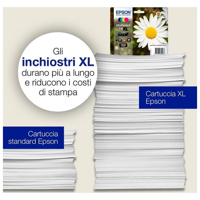 Epson 18XL Cartuccia Inchiostro per Expression Home Giallo Originale 6,6ml