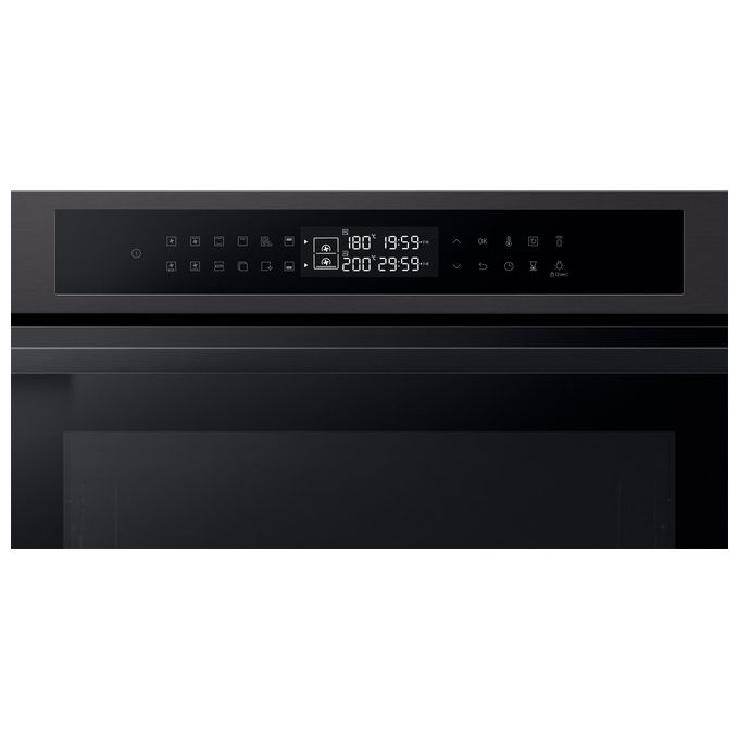 Samsung NV7B4240UBB Serie 4 Forno da incasso Elettrico Multifunzione 76 L Classe A+ Dual Cook Vapore Wi-Fi (60x60x57 cm) colore Nero