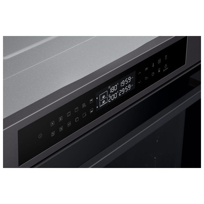 Samsung NV7B4240UBB Serie 4 Forno da incasso Elettrico Multifunzione 76 L Classe A+ Dual Cook Vapore Wi-Fi (60x60x57 cm) colore Nero