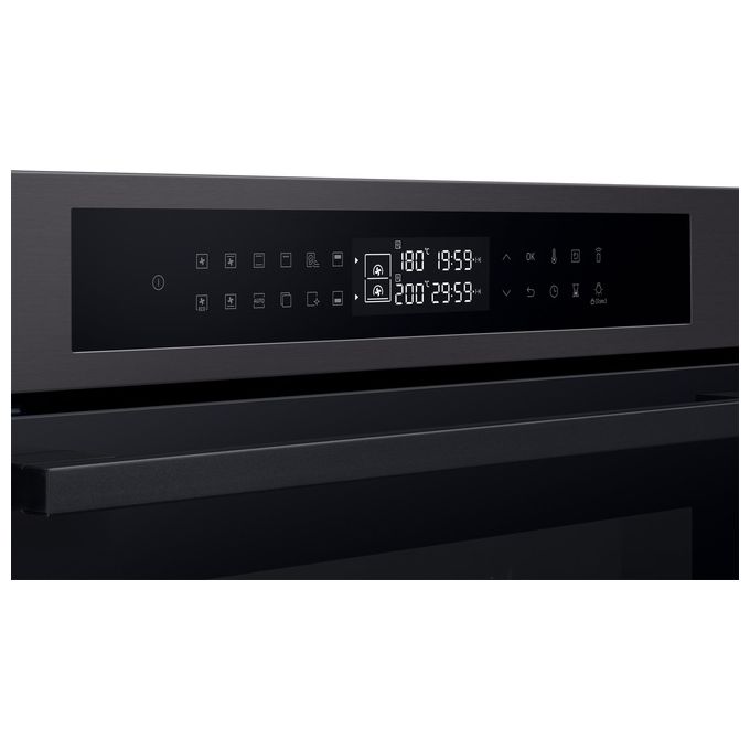 Samsung NV7B4240UBB Serie 4 Forno da incasso Elettrico Multifunzione 76 L Classe A+ Dual Cook Vapore Wi-Fi (60x60x57 cm) colore Nero