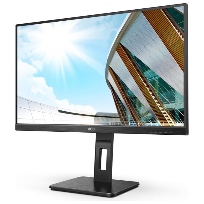 AOC 24P2QM P2 Monitor PC 23.8'' Full HD 1920x1080 VA LED 75Hz 4ms Hub USB 3.2 Adaptive Sync colore Nero