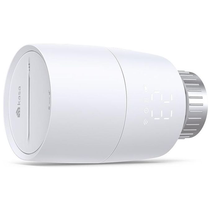 TP-Link KE100 Kasa Smart Valvola Termostatica Radiatore Wi-Fi Alexa Google Assistant programmabile colore Bianco