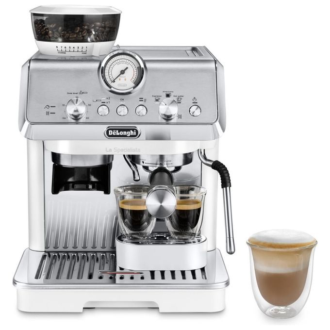 De'Longhi EC9155.W La Specialista Arte Macchina da caffe' Automatica Manuale 1,7 L 15 bar 1400 W Macinatore Integrato Montalatte colore Bianco
