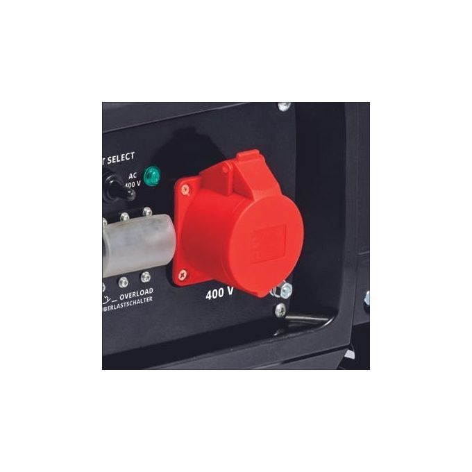 Einhell 4152610 TC-PG 65-E5 Generatore di corrente a benzina 6500 W con avviamento elettrico serbatoio 25 L e funzione AVR colore Nero