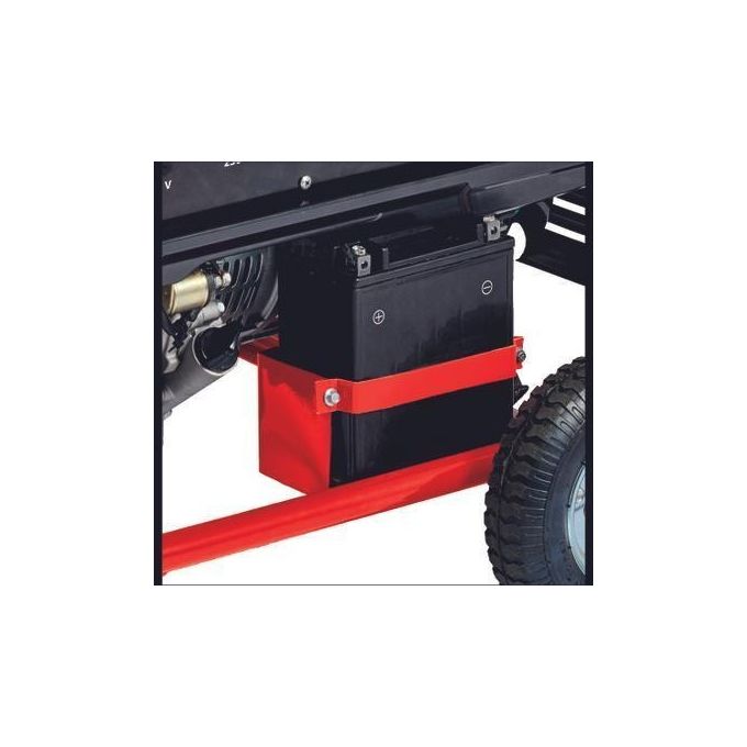 Einhell 4152610 TC-PG 65-E5 Generatore di corrente a benzina 6500 W con avviamento elettrico serbatoio 25 L e funzione AVR colore Nero