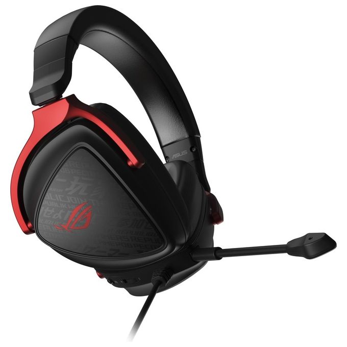 ASUS 90YH03JC-B1UA00 ROG Delta S Core Auricolare Cablato Gaming con Microfono Jack 3.5 mm Surround Virtuale 7.1 colore Nero