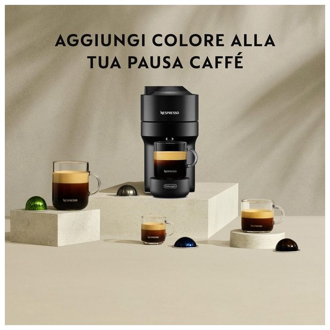 De'Longhi ENV90.B Vertuo Pop Macchina da caffe' a Capsule 0,56 L 1260 W Bluetooth Wi-Fi colore Nero