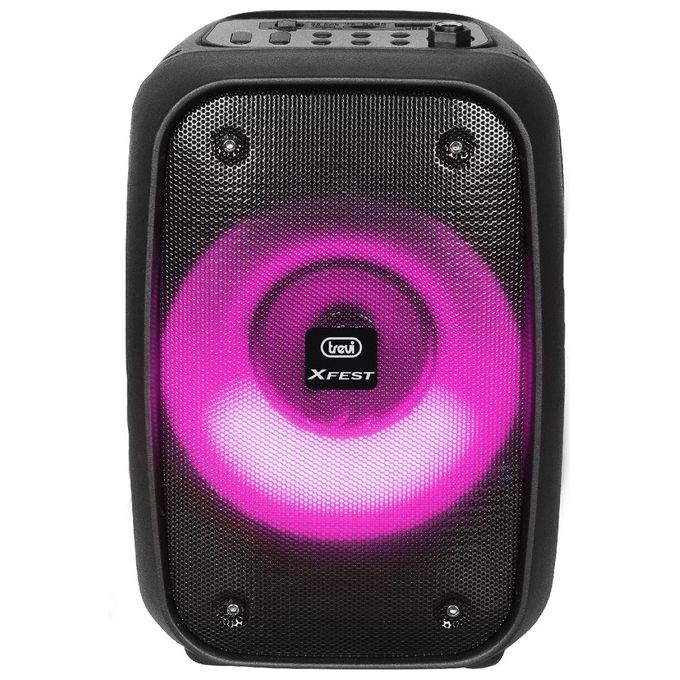 Trevi XF 150 KB Cassa Bluetooth Portatile 15W Karaoke TWS USB MicroSD Radio FM colore Nero