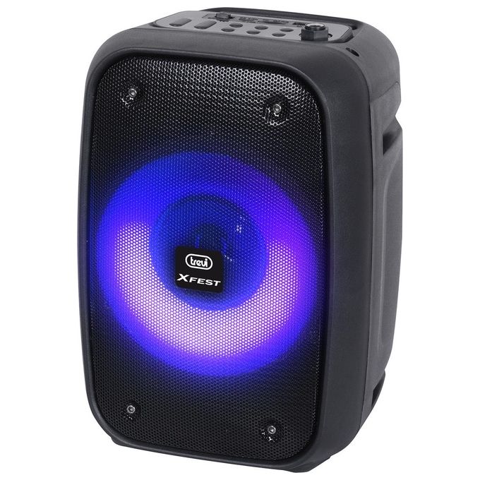 Trevi XF 150 KB Cassa Bluetooth Portatile 15W Karaoke TWS USB MicroSD Radio FM colore Nero