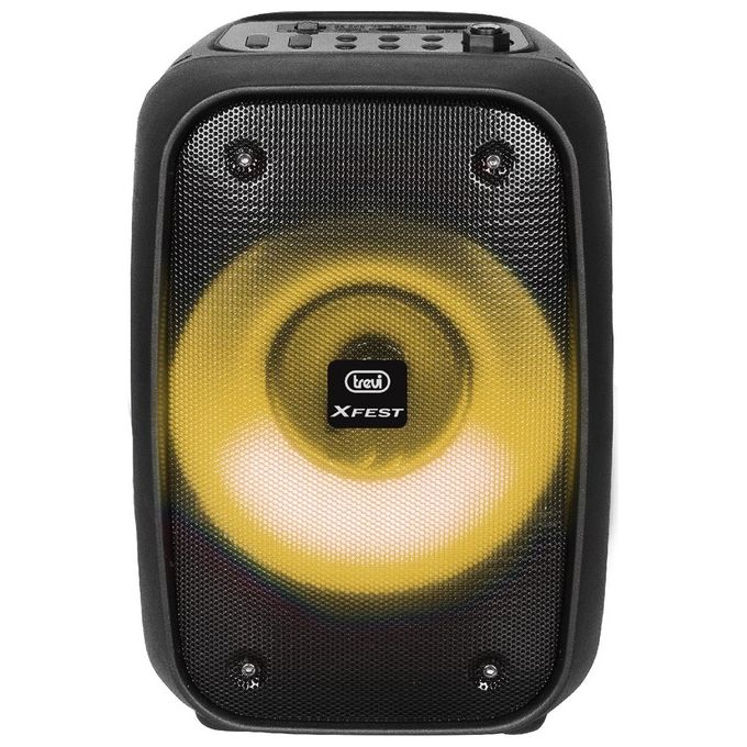 Trevi XF 150 KB Cassa Bluetooth Portatile 15W Karaoke TWS USB MicroSD Radio FM colore Nero
