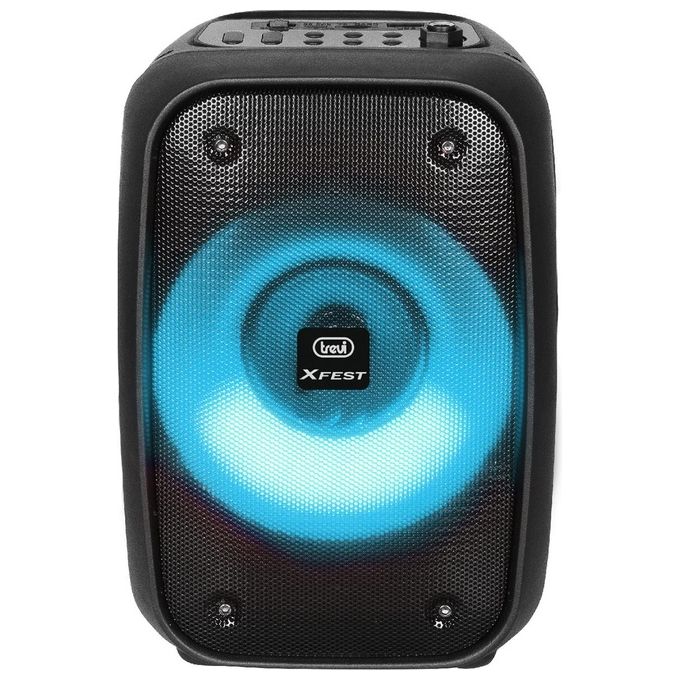 Trevi XF 150 KB Cassa Bluetooth Portatile 15W Karaoke TWS USB MicroSD Radio FM colore Nero