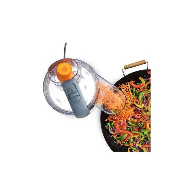 Kenwood FDP22.130GY MultiPro Go Robot da cucina multifunzione 650 W ciotola 1.3 L 2 velocita' tritare affettare grattugiare colore Grigio