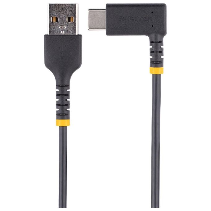 Startech.com Cavo da Usb-A a Usb-C a 90° da 15cm Nero