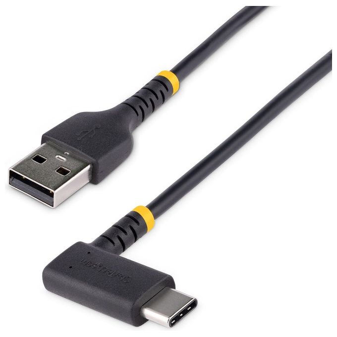 Startech.com Cavo da Usb-A a Usb-C a 90° da 15cm Nero