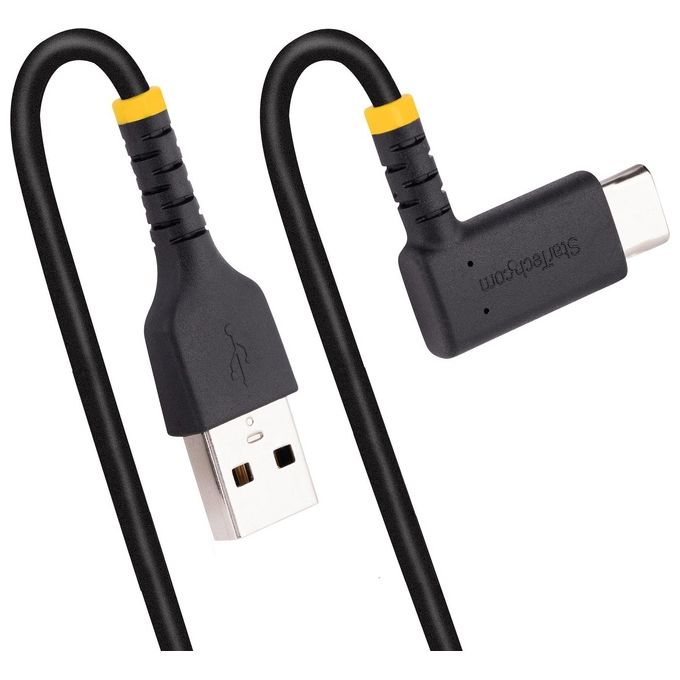 Startech.com Cavo da Usb-A a Usb-C a 90° da 15cm Nero