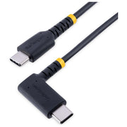Startech.com Cavo di Ricarica Usb-C a 90° da 15cm Nero
